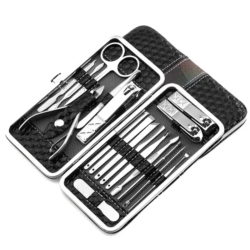 18Pcs Manicure Pedicure Set Stainless Nail Clippers Kit Cuticle Grooming Beauty Tools SSwell
18Pcs Manicure Pedicure Set Stainless Nail Clippers Kit Cuticle Grooming Beauty Tools SSwell