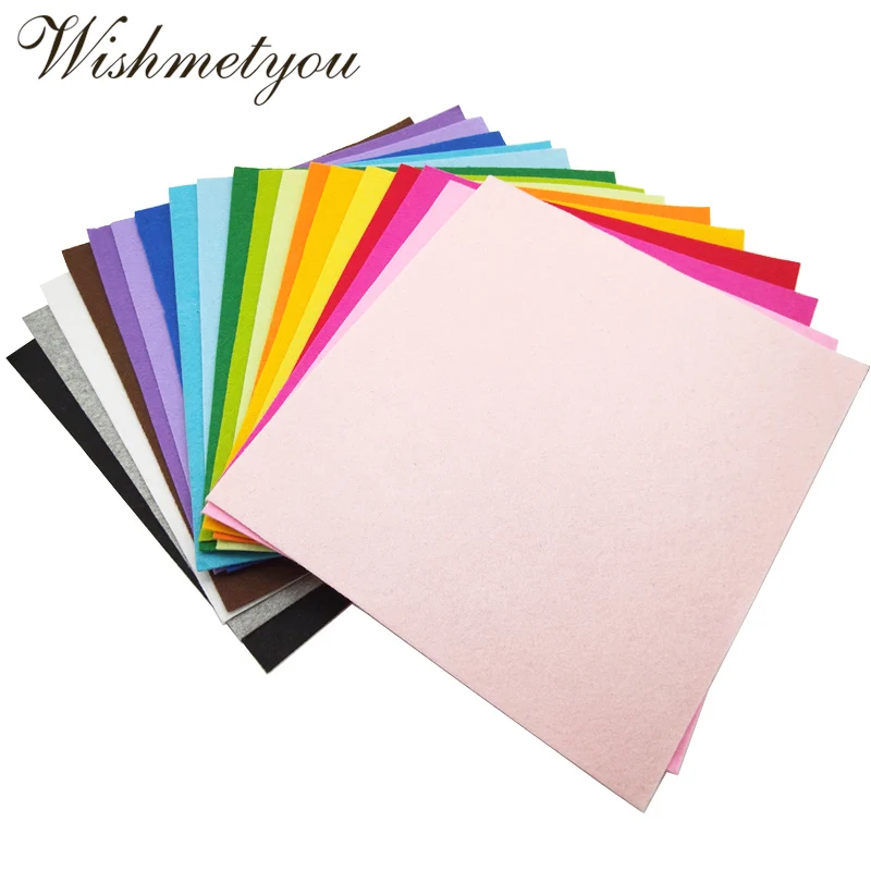 WISHMETYOU 2mm 30cm Colorful Felting Fabric Diy Sewing Dolls Crafts Decor Home Non-Woven Polyester Clothing Bundle Material Felt
WISHMETYOU 2mm 30cm Colorful Felting Fabric Diy Sewing Dolls Crafts Decor Home Non-Woven Polyester Clothing Bundle Material Felt