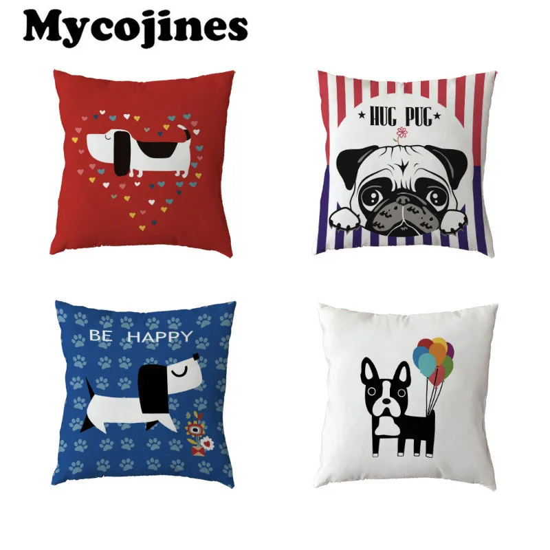 Promotional White Throw Cushion Covers French Bulldog Balloon Letter Dachshund Dog Pug Home Bedroom Sofa Gift Decor Pillow Cases
Promotional White Throw Cushion Covers French Bulldog Balloon Letter Dachshund Dog Pug Home Bedroom Sofa Gift Decor Pillow Cases