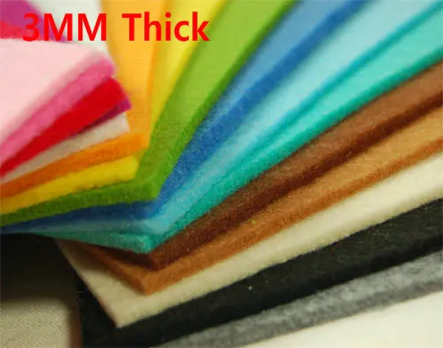 30*30cm polyester acrylic Nonwoven fabric Needlework DIY needle Environmental 3MM super-Thick felt fabric 10pcs/lot
30*30cm polyester acrylic Nonwoven fabric Needlework DIY needle Environmental 3MM super-Thick felt fabric 10pcs/lot