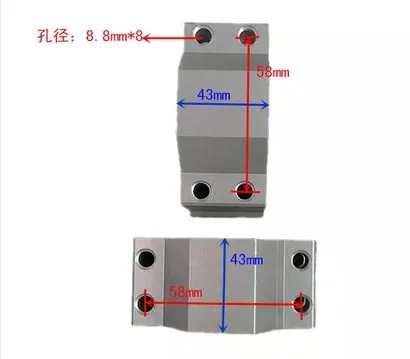 56mm diameter cast aluminium bracket for CNC engraving 400w 500w 800w spindle
56mm diameter cast aluminium bracket for CNC engraving 400w 500w 800w spindle