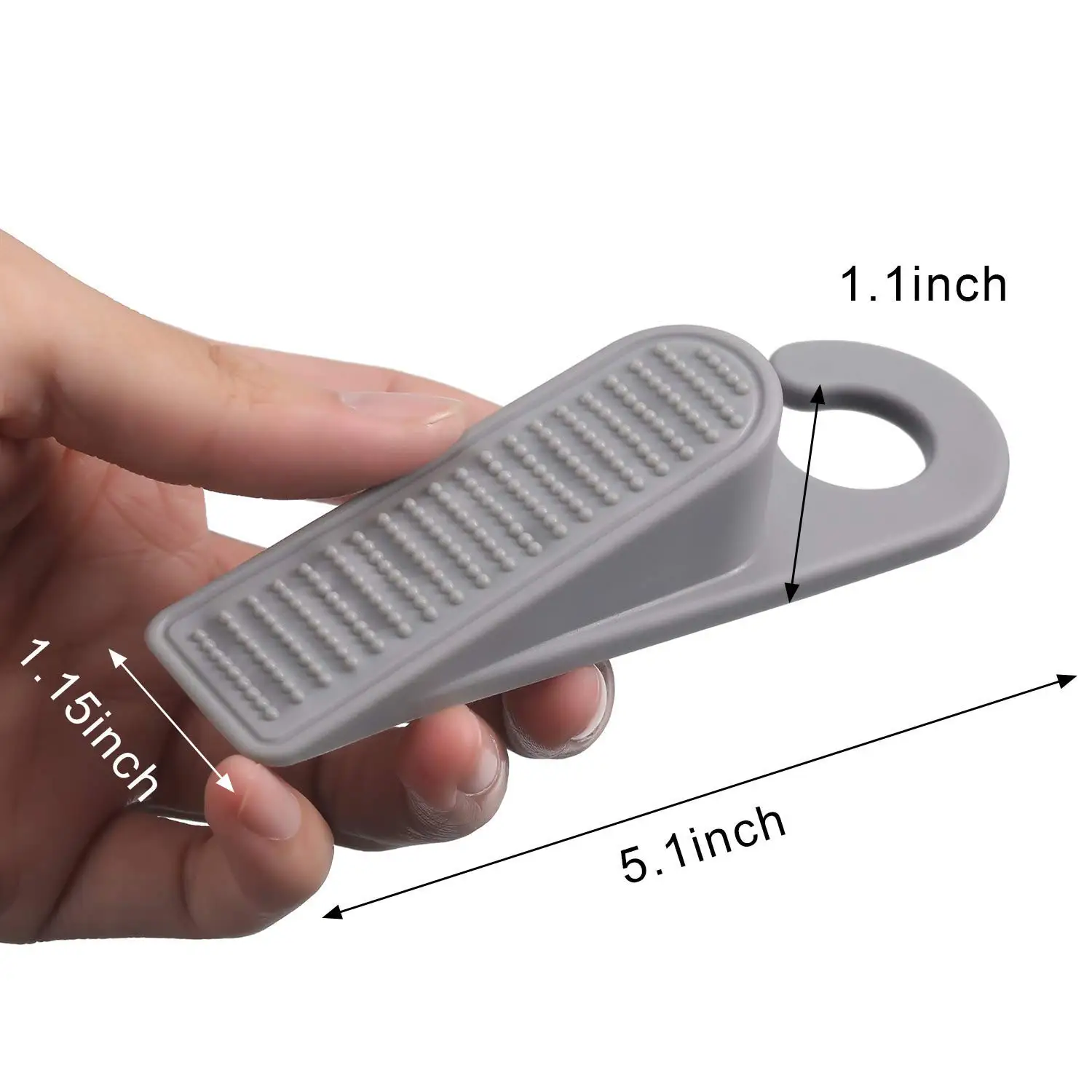 6 Pack Rubber Door Stopper Door Holder Door Stop Works on All Floor Surfaces Multi Surface Prevent The Lock-Outs Door Insert 
6 Pack Rubber Door Stopper Door Holder Door Stop Works on All Floor Surfaces Multi Surface Prevent The Lock-Outs Door Insert