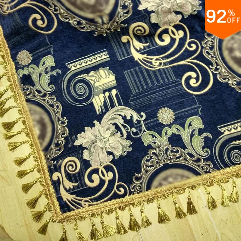 Фото Толстый ковер для деревенского дома королевский синий греческая - купить