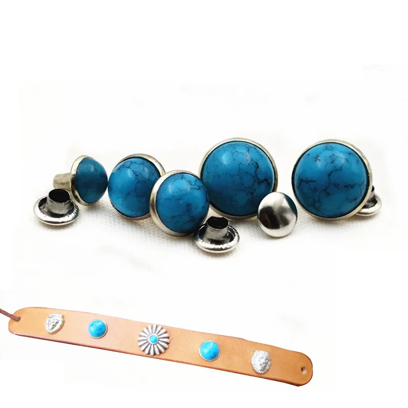 50Pcs 8.5mm Semicircular Colored Turquoise Rivets DIY Metal Rivets Punk for Shoes Bags Jeans Clothes Crafts Supplies Belt screw
50Pcs 8.5mm Semicircular Colored Turquoise Rivets DIY Metal Rivets Punk for Shoes Bags Jeans Clothes Crafts Supplies Belt screw