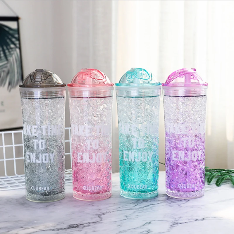 500ml Plastic water bottles Korean style High capacity straw cup for Milk fruit Ice cup Coffee Juice Drinkware mugs
500ml Plastic water bottles Korean style High capacity straw cup for Milk fruit Ice cup Coffee Juice Drinkware mugs