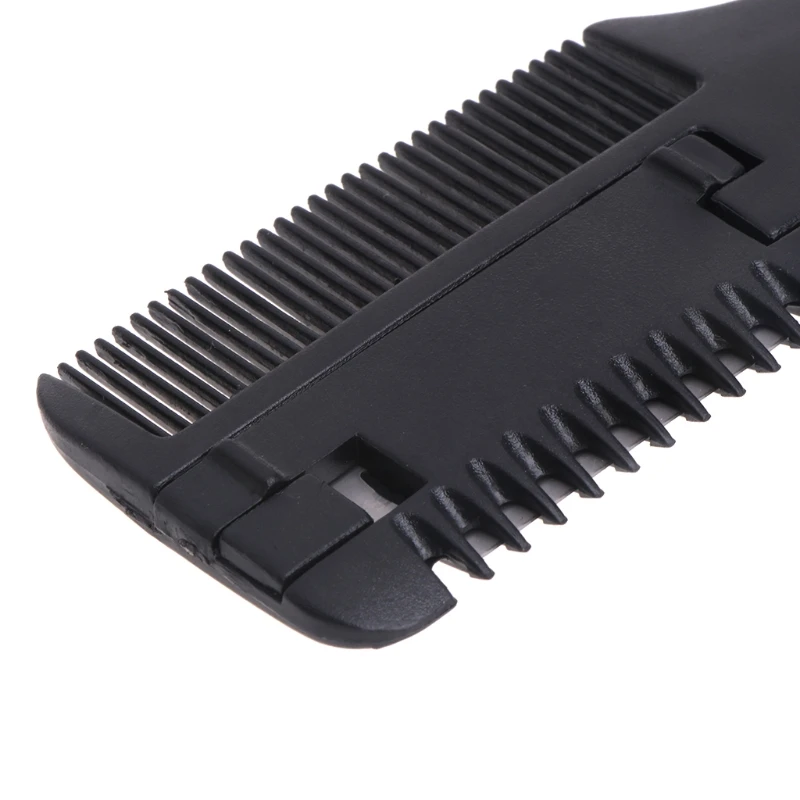 

1 Pc Hair Comb Black Handle Cutting Thinning Home DIY Trimmer Inside Blades New Design