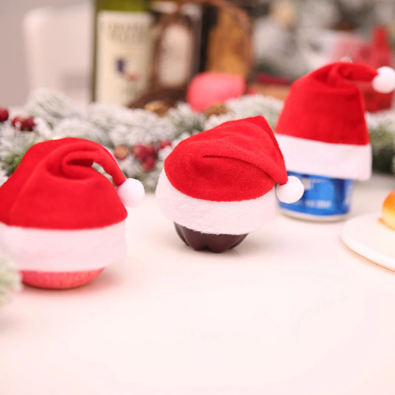 Mini Christmas Hat Santa Claus Hat Christmas Apple Wine Bottle Caps Mini Wedding Gift Christmas Tree Ornament Decor
Mini Christmas Hat Santa Claus Hat Christmas Apple Wine Bottle Caps Mini Wedding Gift Christmas Tree Ornament Decor