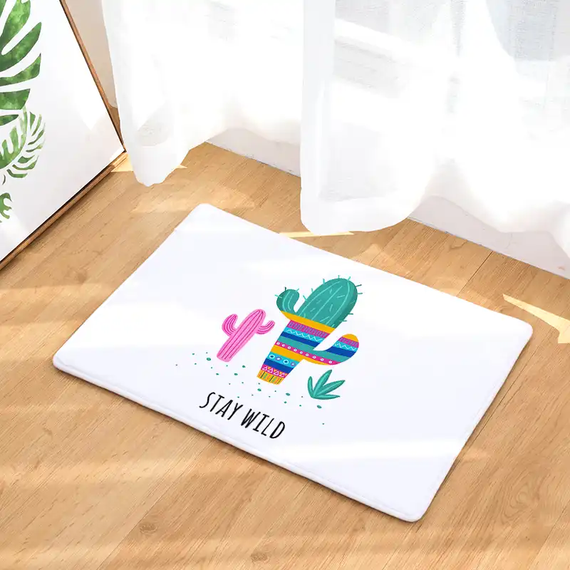 Cactus Style Door Mat Floor Carpet For Living Room Sea Turtle
