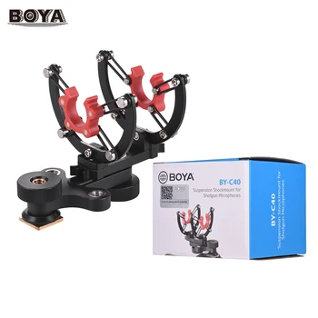 BOYA BY-C40 Shock Mount Holder Clip Camera Shoe Noise-reducing Shock Mount for Shotgun Microphones 20-22mm Diameter
BOYA BY-C40 Shock Mount Holder Clip Camera Shoe Noise-reducing Shock Mount for Shotgun Microphones 20-22mm Diameter