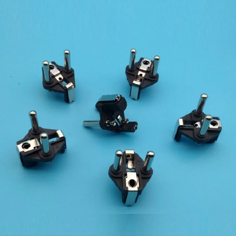 EU Plug Power cord plug European type frame French head French support VDE double round 4.8mm plug accessories
EU Plug Power cord plug European type frame French head French support VDE double round 4.8mm plug accessories