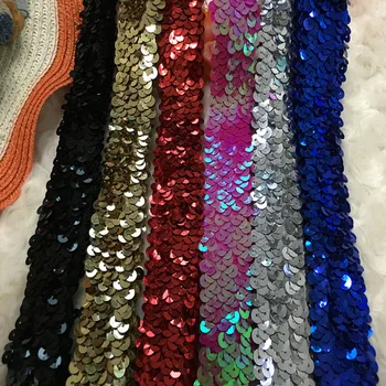 Multicolor Shiny Elastic sequins Ribbon For Latin Dance Dress/Costume Decoration Sewing Lace Trim 3cm Width 7Yards/lot
Multicolor Shiny Elastic sequins Ribbon For Latin Dance Dress/Costume Decoration Sewing Lace Trim 3cm Width 7Yards/lot