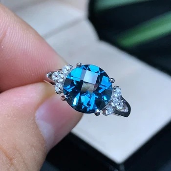 [MeiBaPJ Perfect Cleanliness 9mm Big Blue Topaz Gemstone Simple Ring for Women Real 925 Sterling Silver Fine Jewelry
[MeiBaPJ Perfect Cleanliness 9mm Big Blue Topaz Gemstone Simple Ring for Women Real 925 Sterling Silver Fine Jewelry
