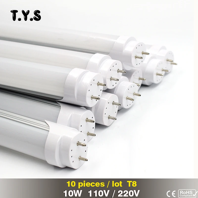 10pcs/lot T8 Lampada Led Light Lamp Ampolletas Led Tube 10w 220v 110v Tubo Led Energy Saving Lamp 600mm Lampada De Led Para Casa
10pcs/lot T8 Lampada Led Light Lamp Ampolletas Led Tube 10w 220v 110v Tubo Led Energy Saving Lamp 600mm Lampada De Led Para Casa