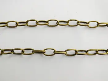 100m/lot New Antique Bronze Link Chains Jewelry Findings Fit Necklace & Bracelet DIY Circle 5*8mm Free Shipping
100m/lot New Antique Bronze Link Chains Jewelry Findings Fit Necklace & Bracelet DIY Circle 5*8mm Free Shipping