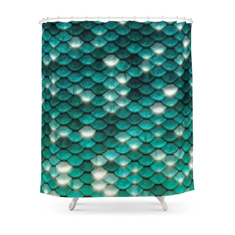 Turquoise Sparkling Mermaid Glitter Scales Mermaidscales Shower Curtain Polyester Fabric Bathroom Waterproof Shower Curtains
Turquoise Sparkling Mermaid Glitter Scales Mermaidscales Shower Curtain Polyester Fabric Bathroom Waterproof Shower Curtains