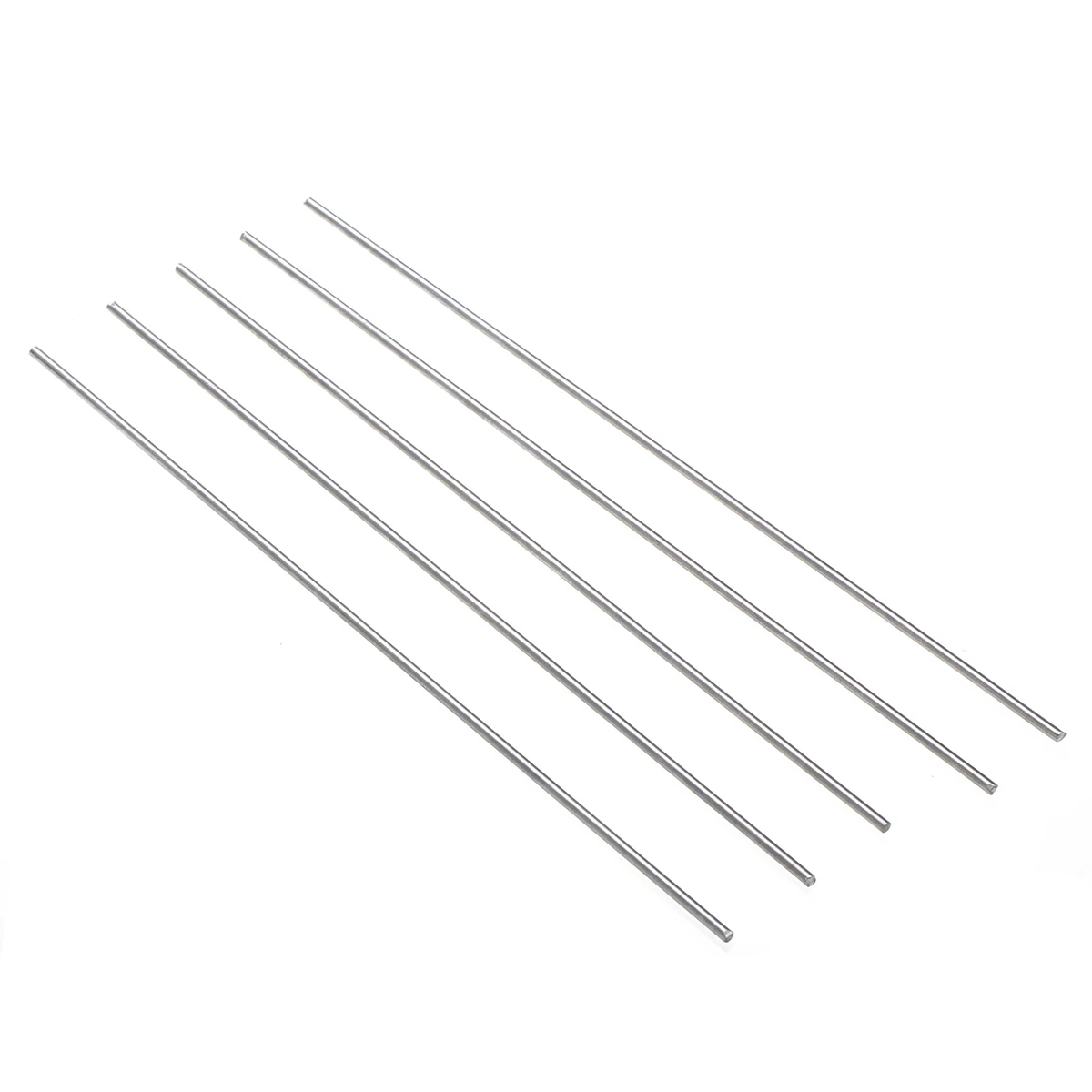 5pcs 250mm/10inch Titanium Ti Grade 5 GR5 Metal Rods Stick Bar Shaft 3mm Diameter For Industries Tools