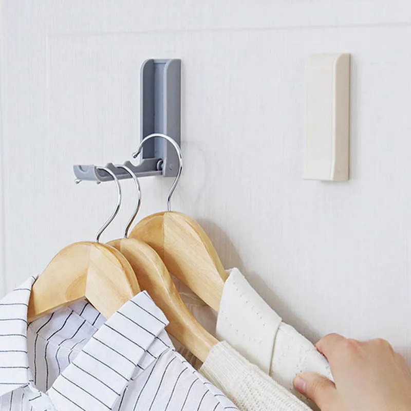 

Storage Holders Invisibility Sucker Hanger Foldable Hanging Self Adhesive Traceless Supplies Accessorie Hook Up Door Hook Hanger