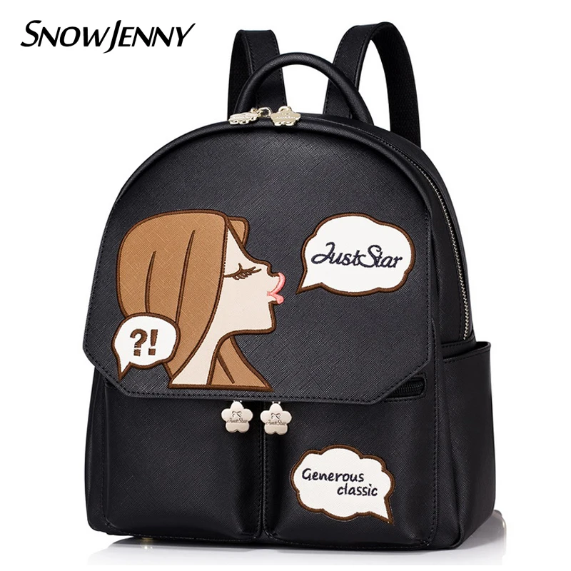Women Backpack Preppy Schoolbag Travel Bag Totes Borsa SnowJenny SJ Brand Design Cartoon Lover's Prattle
Women Backpack Preppy Schoolbag Travel Bag Totes Borsa SnowJenny SJ Brand Design Cartoon Lover's Prattle