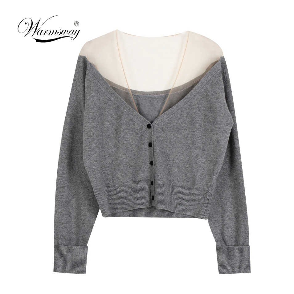 Streetwear Women's Sexy Sweater Mesh Patchwork V Neck Backless Off Shoulder Long Sleeve crop Tops Female Autumn Cardigan C-019
Streetwear Women's Sexy Sweater Mesh Patchwork V Neck Backless Off Shoulder Long Sleeve crop Tops Female Autumn Cardigan C-019