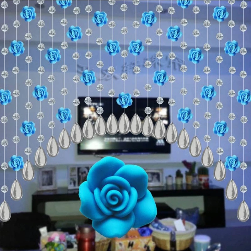 10 Meters Rose Curtain Crystal Bead Curtain Partition Entranceway beaded-fringe-for-curtains Crystal bead curtain decoration
10 Meters Rose Curtain Crystal Bead Curtain Partition Entranceway beaded-fringe-for-curtains Crystal bead curtain decoration