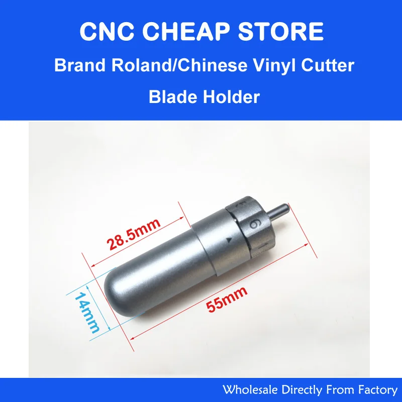Big Head Roland Holder sign making vinyl cutter 14mm diameter Blade holder cutting plotter
Big Head Roland Holder sign making vinyl cutter 14mm diameter Blade holder cutting plotter