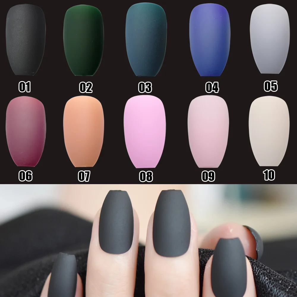 Multiple Color Coffin Design Matte Fake Nail Pure Color Candy Nail Simple Pattern Full Nail Kit Fashion Manicure Tool 24Pcs/kit
Multiple Color Coffin Design Matte Fake Nail Pure Color Candy Nail Simple Pattern Full Nail Kit Fashion Manicure Tool 24Pcs/kit