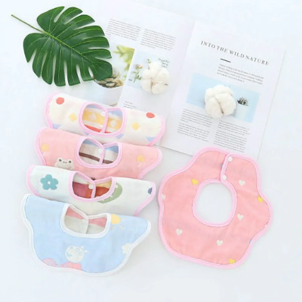 Baby Bib Saliva Towel, 6 Layer Can 360°Rotate Petal Absorption Bandana Bibs Burp Cloths for Drooling And Teething
Baby Bib Saliva Towel, 6 Layer Can 360°Rotate Petal Absorption Bandana Bibs Burp Cloths for Drooling And Teething