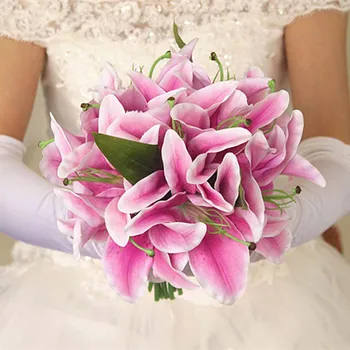 17CM/Calla Lily Flower Head,11 Flowers Heads+3Leaves/Bouquet,Real Touch Calla Lilies Artificial Wedding Bouquets,Home Decoraton
17CM/Calla Lily Flower Head,11 Flowers Heads+3Leaves/Bouquet,Real Touch Calla Lilies Artificial Wedding Bouquets,Home Decoraton