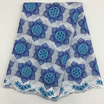 White and blue African lace fabric Swiss voile 2018 high quality Nigerian nice cotton material guipure sewing wedding dress
White and blue African lace fabric Swiss voile 2018 high quality Nigerian nice cotton material guipure sewing wedding dress