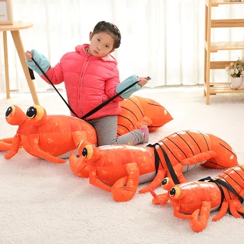 2017 Hot 90cm Big Simulated Animal Mantis Shrimp Plush Pillow Animal Shrimp Toy Kids Play Doll
2017 Hot 90cm Big Simulated Animal Mantis Shrimp Plush Pillow Animal Shrimp Toy Kids Play Doll
