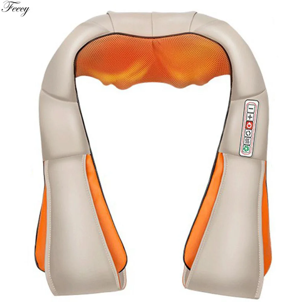 U Shape Electrical Shiatsu Back Neck Shoulder Body Massager Roller Infrared Heat Deep kneading Pain Relaxation Massagem Car/Home
U Shape Electrical Shiatsu Back Neck Shoulder Body Massager Roller Infrared Heat Deep kneading Pain Relaxation Massagem Car/Home