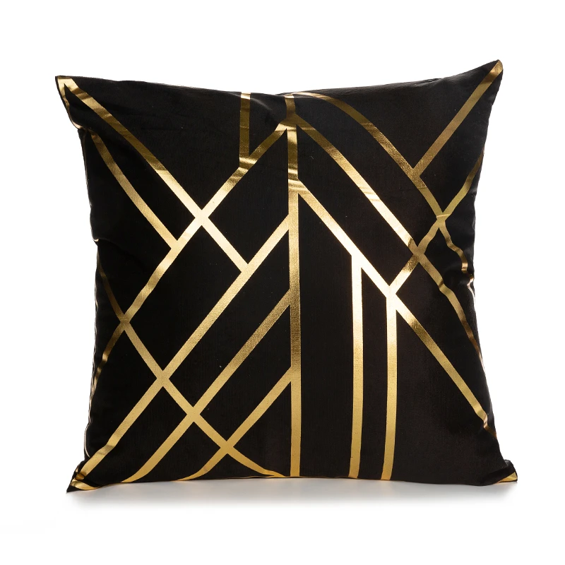 Bronzing Cushion Cover Gold Printed Black and White Pillow Cover Geometric Decorative Pillow Case Sofa Polyester pillowcas home
Bronzing Cushion Cover Gold Printed Black and White Pillow Cover Geometric Decorative Pillow Case Sofa Polyester pillowcas home