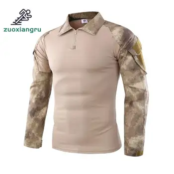 Men Soldiers Combat Tactical Ruin Camouflage Army Hiking T-shirts Military Force Multicam Camo Long Sleeve Hunting T-shirt
Men Soldiers Combat Tactical Ruin Camouflage Army Hiking T-shirts Military Force Multicam Camo Long Sleeve Hunting T-shirt