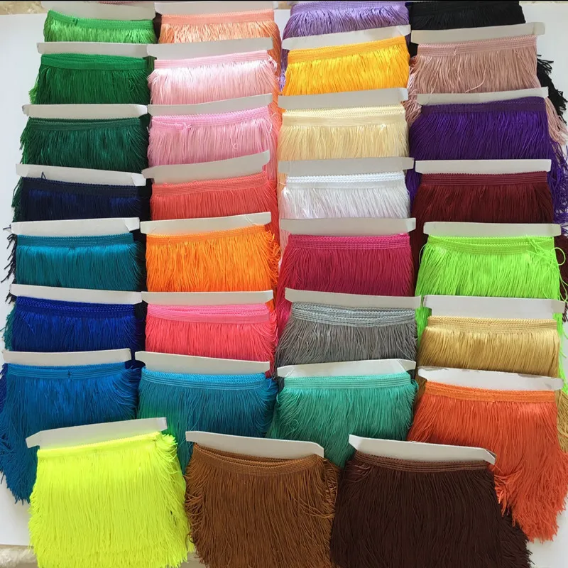 10 yards/lot 15 Cm Polyester Tassel Fringe Encryption Double Thread Lace Trimming for Latin Dress Curtain Fabric Accessories Diy
10 yards/lot 15 Cm Polyester Tassel Fringe Encryption Double Thread Lace Trimming for Latin Dress Curtain Fabric Accessories Diy