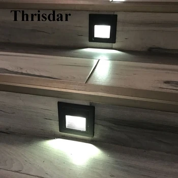 Thrisdar 10PCS Waterproof Wall Corner Light 58X58mm Recessed Outdoor Step Stair Light Embedded LED Footlight Aisle Corner Light
Thrisdar 10PCS Waterproof Wall Corner Light 58X58mm Recessed Outdoor Step Stair Light Embedded LED Footlight Aisle Corner Light