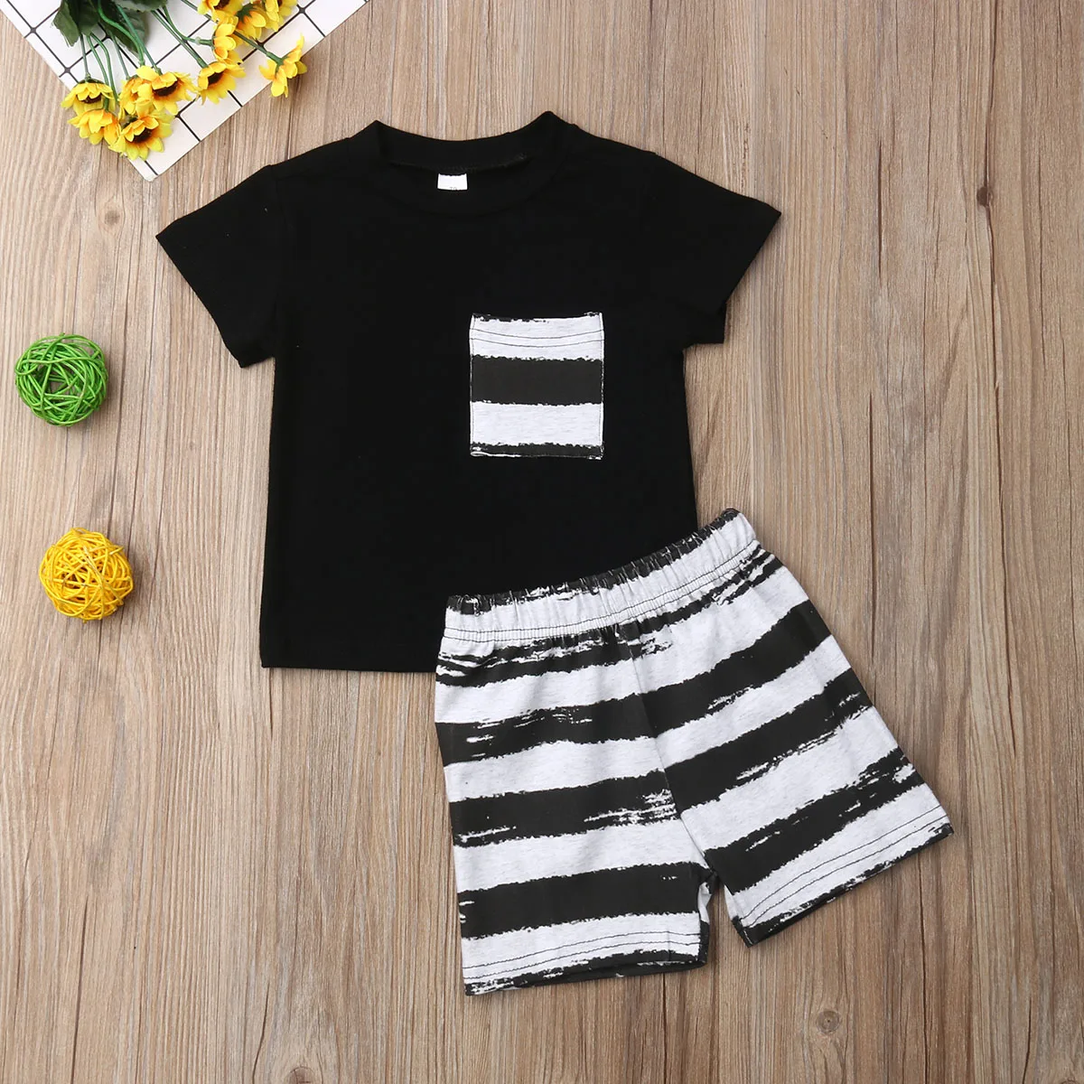 Newborn Baby Boy Clothes Cotton T-Shirt Top+Short Striped Pants 2pcs Casual Summer Clothes
Newborn Baby Boy Clothes Cotton T-Shirt Top+Short Striped Pants 2pcs Casual Summer Clothes