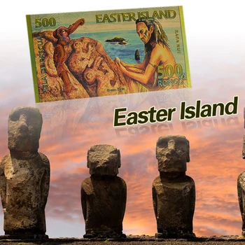 Fine Quality Gold Banknote Album Coin Color Easter Island Collection As Business Gifts
Fine Quality Gold Banknote Album Coin Color Easter Island Collection As Business Gifts