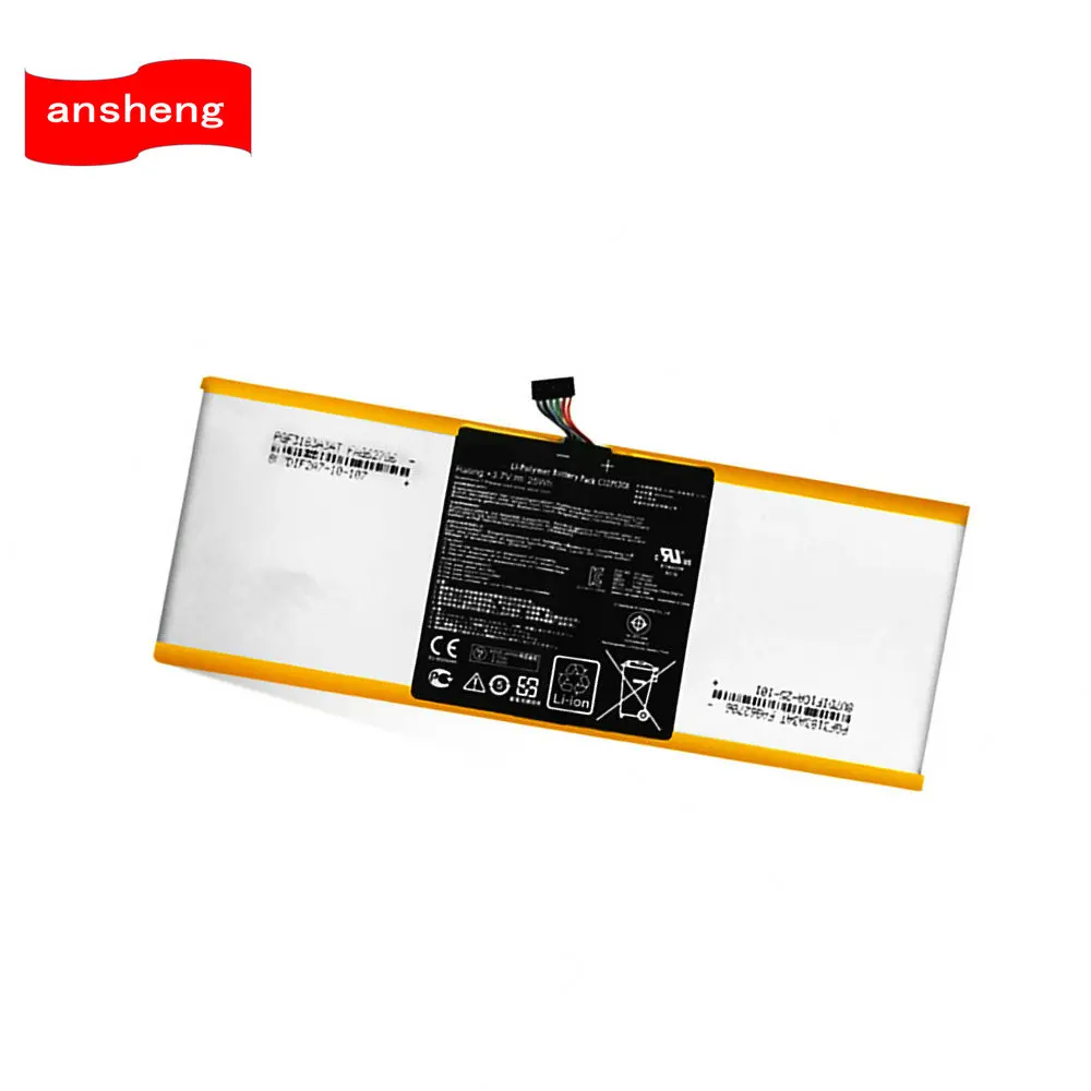 High Quality 3.7V 25Wh C12P1301 battery for Asus K00A ME302C MemoPad 10.1" TF303K 1B014A
High Quality 3.7V 25Wh C12P1301 battery for Asus K00A ME302C MemoPad 10.1" TF303K 1B014A