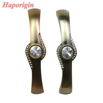 New 2pcs Antique Cabinet Drawer Handles Solid Furniture Knob Vintage Wardrobe Knob Kitchen Cabinet Cupboard Handles with Crystal
New 2pcs Antique Cabinet Drawer Handles Solid Furniture Knob Vintage Wardrobe Knob Kitchen Cabinet Cupboard Handles with Crystal
