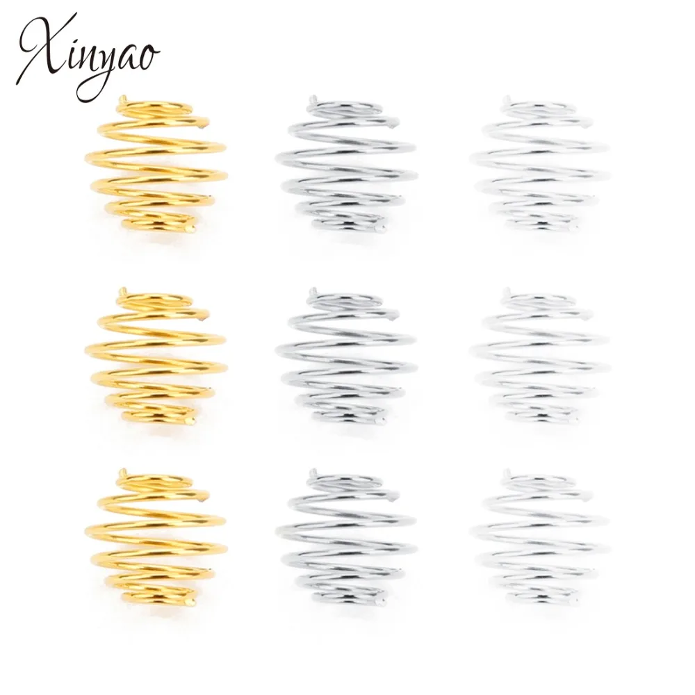 XINYAO 50pcs/lot Gold Rhodium Color Spring Beads Hollow Crimp Beads DIY Jewelry Making Necklace Bracelet Accessories Findings
XINYAO 50pcs/lot Gold Rhodium Color Spring Beads Hollow Crimp Beads DIY Jewelry Making Necklace Bracelet Accessories Findings