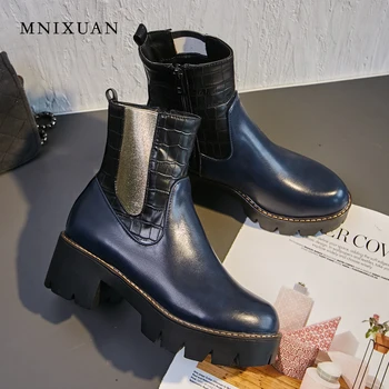 MNIXUAN winter boots for girls 2020 new round toe zipper shoes women ankle boots elastic band platform chelsea boots big size 42
MNIXUAN winter boots for girls 2020 new round toe zipper shoes women ankle boots elastic band platform chelsea boots big size 42