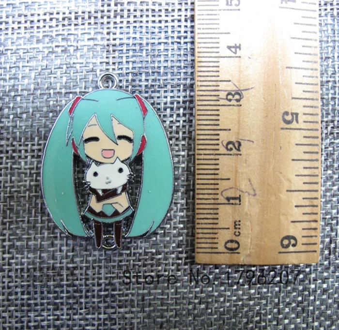 50 Pcs Cartoon Japanese anime Hatsune Miku Charm Necklace/Bracelet/Earrings Pendants DIY Jewelry Making Accessories T-321
50 Pcs Cartoon Japanese anime Hatsune Miku Charm Necklace/Bracelet/Earrings Pendants DIY Jewelry Making Accessories T-321