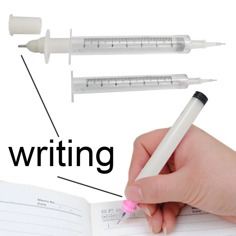 12 PCS Ballpoint Pens Syringe Plastic Injection Pen Gun Liquid Toy Novelty Creative Writing Ink Supplies For Nurse Doctor Gifts
12 PCS Ballpoint Pens Syringe Plastic Injection Pen Gun Liquid Toy Novelty Creative Writing Ink Supplies For Nurse Doctor Gifts