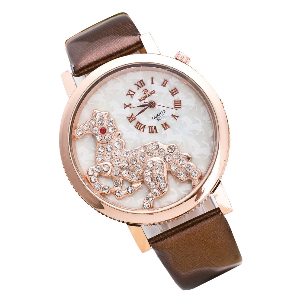Ladies Fashion Quartz Watch Women Rhinestone Leather Casual Horse Dress Women's Watch New Crystal reloje mujer 2019 montre femme
Ladies Fashion Quartz Watch Women Rhinestone Leather Casual Horse Dress Women's Watch New Crystal reloje mujer 2019 montre femme
