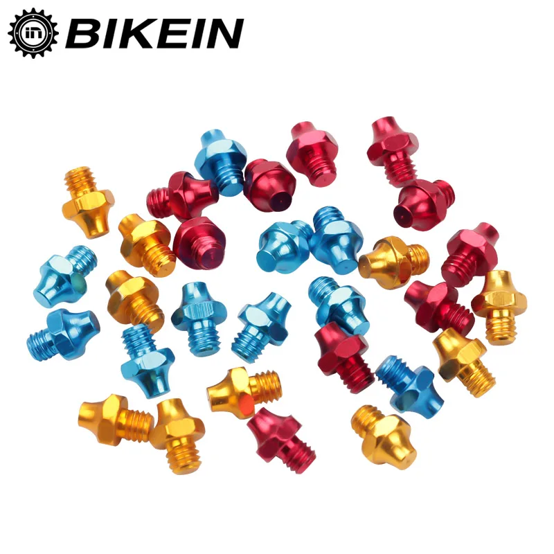 BIKEIN - 8pcs Aluminum Alloy Cycling Bike Pedal Replacement Pins Red/Blue/Gold Bicycle Pedals Repair Tools Accessories 2g
BIKEIN - 8pcs Aluminum Alloy Cycling Bike Pedal Replacement Pins Red/Blue/Gold Bicycle Pedals Repair Tools Accessories 2g