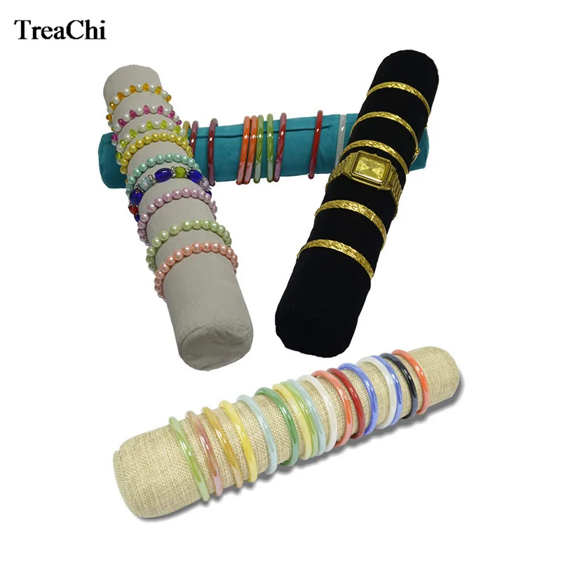 Velvet Jewelry Display Storage Case Linen Bracelet Organizer Watch Holder Bangle Chain Exhibition Travel Bar 32*6(D)cm 4 Options
Velvet Jewelry Display Storage Case Linen Bracelet Organizer Watch Holder Bangle Chain Exhibition Travel Bar 32*6(D)cm 4 Options