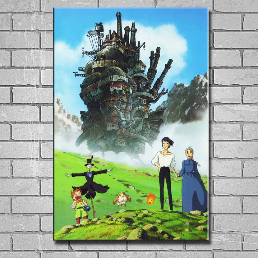 Y620 Art Print Howls moving Castle Cartoon Anime 14x21 24x36 27x40inch Silk Poster Wall Canvas Sticker
Y620 Art Print Howls moving Castle Cartoon Anime 14x21 24x36 27x40inch Silk Poster Wall Canvas Sticker