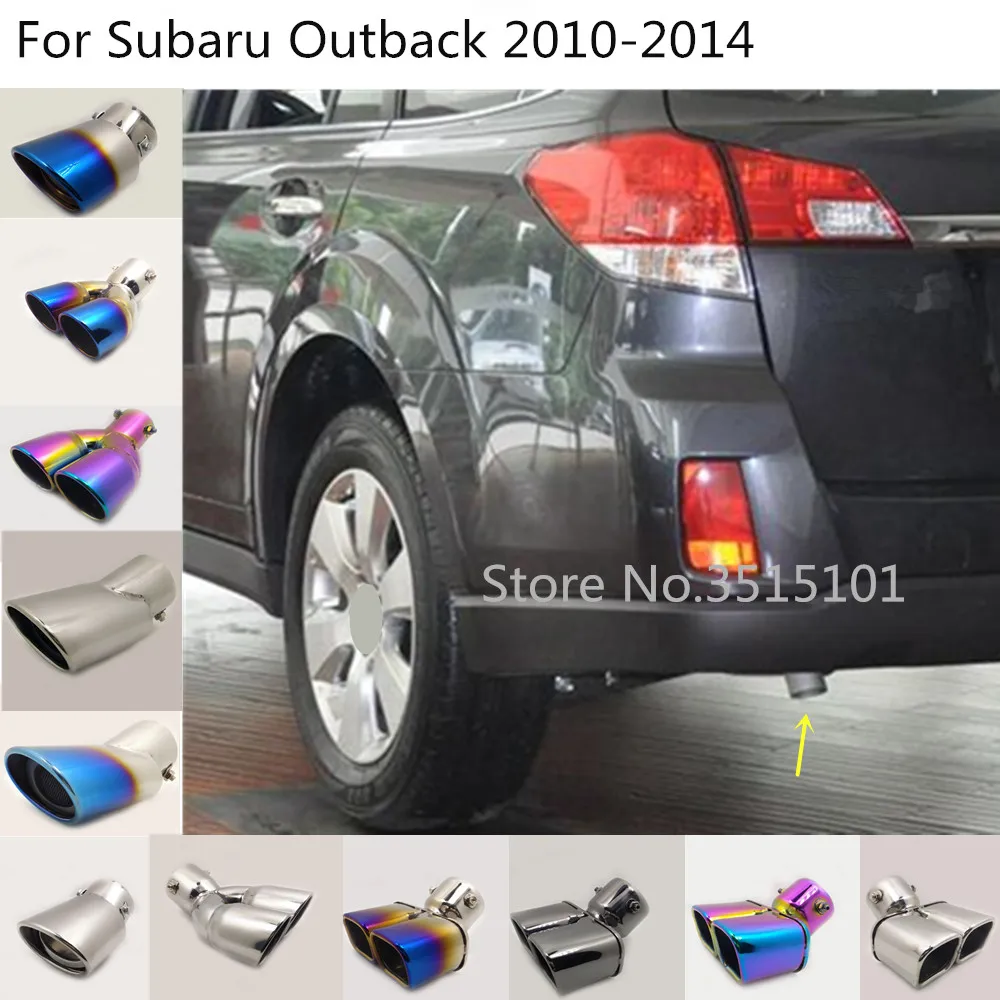 Car styling Cover Muffler End Stainless steel Tail Pipe Dedicate outlet Exhaust 1pcs For Subaru Outback 2010 2011 2012 2013 2014
Car styling Cover Muffler End Stainless steel Tail Pipe Dedicate outlet Exhaust 1pcs For Subaru Outback 2010 2011 2012 2013 2014