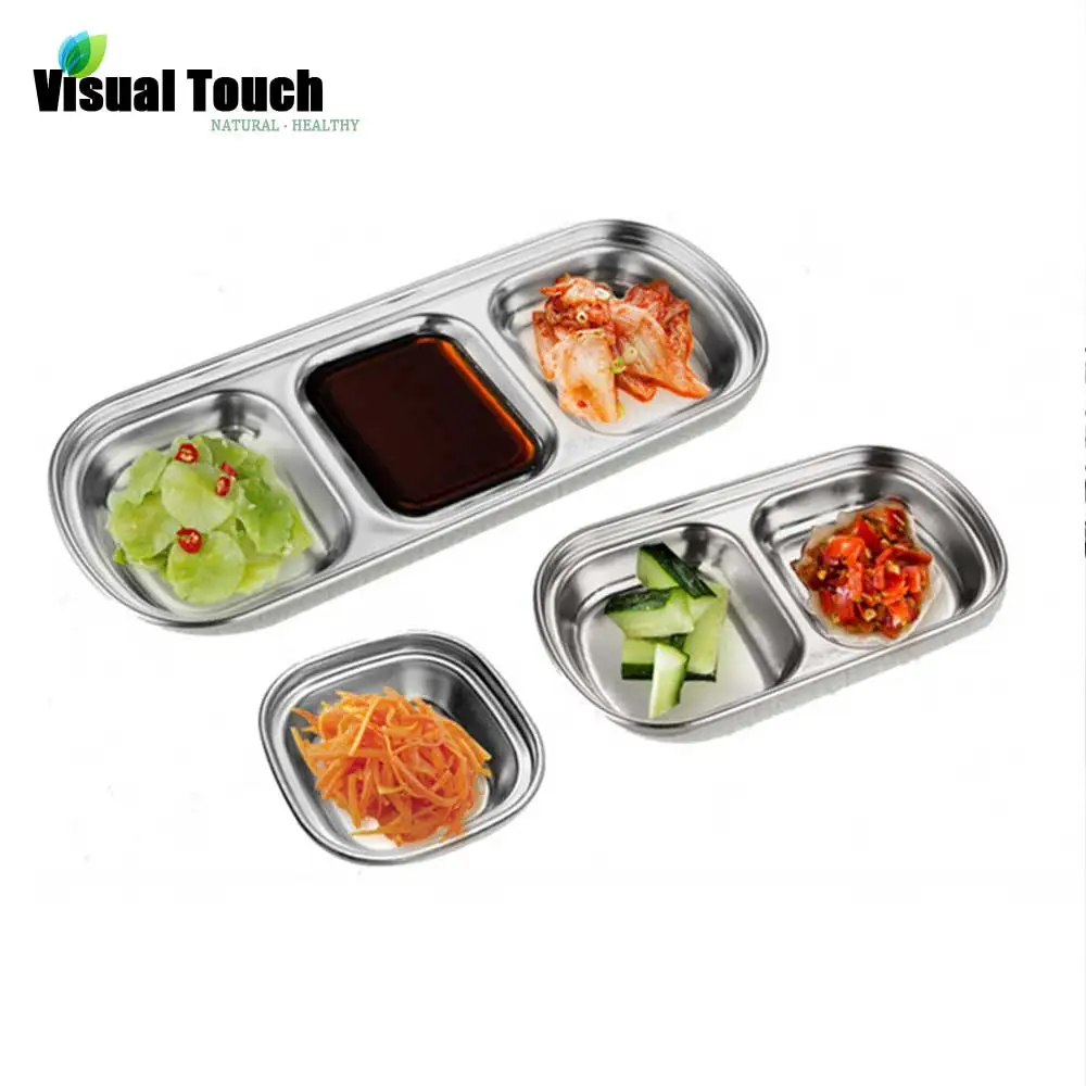 Visual Touch Stainless Steel Kitchen Lattice Seasoning Small Dishes Soy Sauce Dish Japanese Trays Tableware vinegar Snack Plate
Visual Touch Stainless Steel Kitchen Lattice Seasoning Small Dishes Soy Sauce Dish Japanese Trays Tableware vinegar Snack Plate