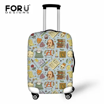 FORUDESIGNS Travel 3D Literature Prints luggage Protective Covers Elastic Travel Accessories Trolley Case Cover With Zipper 
FORUDESIGNS Travel 3D Literature Prints luggage Protective Covers Elastic Travel Accessories Trolley Case Cover With Zipper